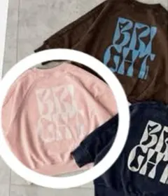 【新品】RRmoment ルルモーメント　ピンク　トレーナー　120