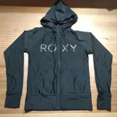 ROXY　ロキシー　ラッシュガード　レディースS　黒 ジップパーカー　UV対策