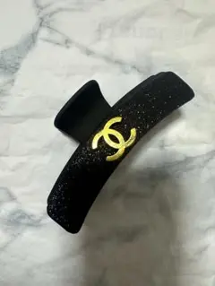 CHANEL ヘアクリップ ブラック ノベルティ