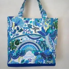 ハンドメイド　リバティ　トートバッグ