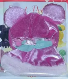 ディズニーストア ユニベア シークレットポンチョ フルーツ 桃 ピーチ ピンク