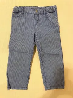 【美品・80〜90cm】プチバトー　petitbateau 長ズボン　ストライプ