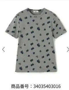 edition 半袖 Tシャツ 花柄グレー系　美品のサムネイル