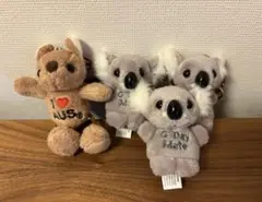 オーストラリアお土産　コアラ　カンガルー　キーホルダー