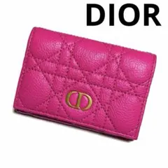 Dior カード ケース CARO レザー ピンク 美品 未使用に近い 2025年最新】dior カードケース ピンクの人気アイテム - メルカリ