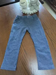 プチバトーストライプデザインパンツ 95cm未満