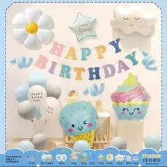 バルーンセット アイス 誕生日飾り ガーランドセット
