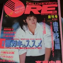 デラックスマガジン　オーレ　1986年　超レア Amazon.co.jp: 雑誌DELUXEマガジン ORE オーレ 1986 8月南野陽子