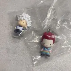 最安匿名配送！ハンターハンター めじるしアクセサリー キルア ヒソカ 2体セット