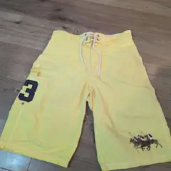 Polo　Ralph Lauren　イエロー 刺繍 半ズボン
