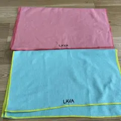 LAVA ヨガマット　ヨガラグ　ピンク　ブルー　セット
