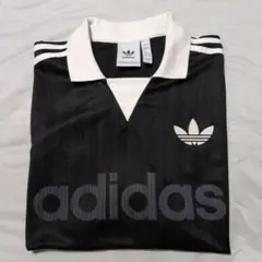 adidas 襟付きゴーリートップ　ブラックメンズ M ゲームシャツ