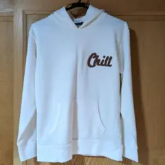 レディース　パーカー　白