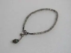 【匿名配送】ラブラドライト ブレスレット チャーム付き