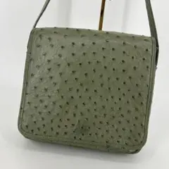 ☆美品☆Fabiana☆ファビアナ☆オーストリッチ☆ショルダーバッグ☆本革のサムネイル