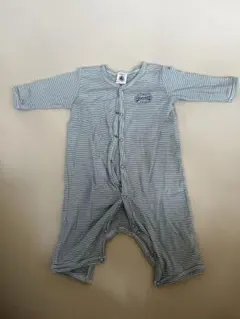 PETIT BATEAU ストライプ ロンパース カバーオールのサムネイル