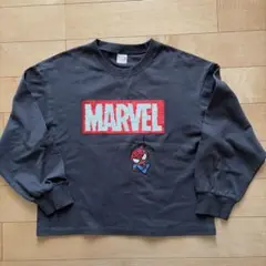 MARVEL スパイダーマン クロップドTシャツ　150のサムネイル