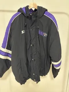 古着 STARTER ダイヤモンドバックス中綿ジャケット