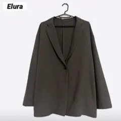 エルーラ ジャケット Elura ブラウン 長袖 FREE
