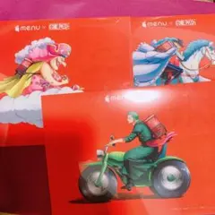 【ONEPIECE】menu 特典 クリアファイル