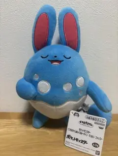 【新品タグ付き、送料無料】ポケモン　くつろぎタイムぬいぐるみ　マリルリ