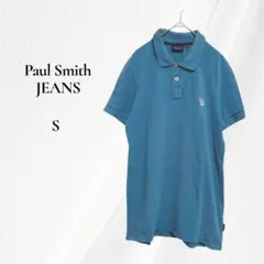 Paul Smith JEANS ポールスミス 半袖 ポロシャツ ブルー Sのサムネイル