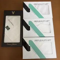 白 ハンカチ 冠婚葬祭 結婚式 4枚セット