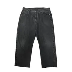 古着 Wrangler ワイドデニム ブラック W38