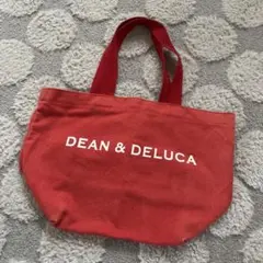 DEAN & DELUCA 赤 トートバッグ