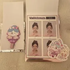 NiziU POPUP 名古屋　ランダムステッカー＆ヘアクリップ　リオ