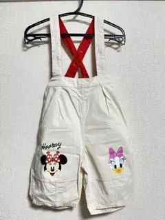 オーバーオール 赤