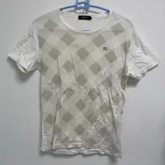 BURBERRY BLACK LABEL チェック柄 Tシャツ