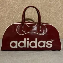 80s old adidas enamel hand bag