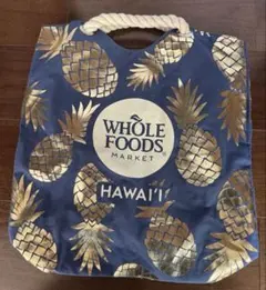 ハワイホールフーズ　大人気バイナップル柄　トートバッグ　エコバッグ　サブバック