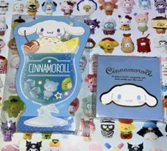 シナモロール　ダイカットメモ帳　スクエアメモ　カオ　セット売り　クリームソーダ