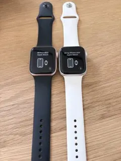 AppleWatchSeries6 44mmシルバー/ゴールドアルミニウム ペア - メルカリ