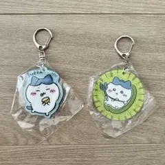 ちいかわ ハチワレ ラメアクリルキーホルダー 2個セット