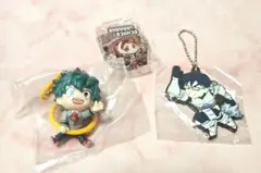 ヒロアカ　こんにち輪　アクリルスタンド　ラバーキーホルダー