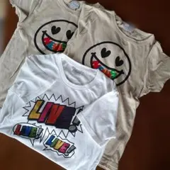 NEWS　 ライブTシャツ2種類３枚　中古品／洗濯済　ZK-6635のサムネイル