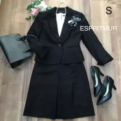 【S 2点】ESPRITMUR レディースフォーマルスーツ 黒