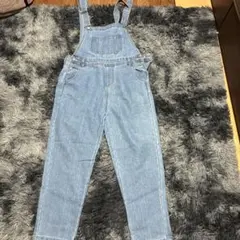 ライトブルー デニム サロペット