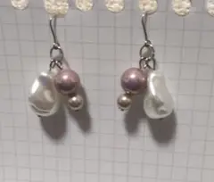 淡水パール ピアス