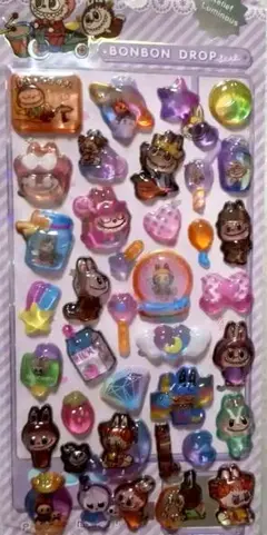 ボンボンドロップシール ラブブ ①