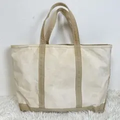 90s 2枚タグ LLBean ビーントート トートバッグ ベージュ Lサイズ 2026年最新】llBEAN トートバッグ 90sの人気アイテム - メルカリ