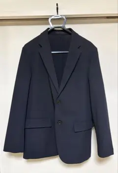 ユニクロUNIQLO感動ジャケット ネイビーM