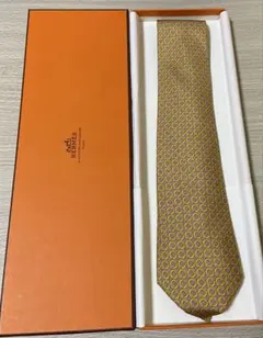 HERMES Gravate Twill Tie 7 イエロー - メルカリ