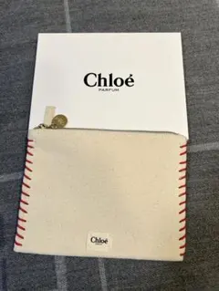 Chloé キャンバス ポーチ　ノベルティ　箱付き