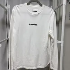 JIL SANDER+ ロゴ 長袖 カットソー ホワイト