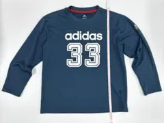 adidas 長袖カットソー 33 ネイビー　150