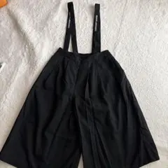 レピピアルマリオワイドパンツ　キュロットサスペンダー付き